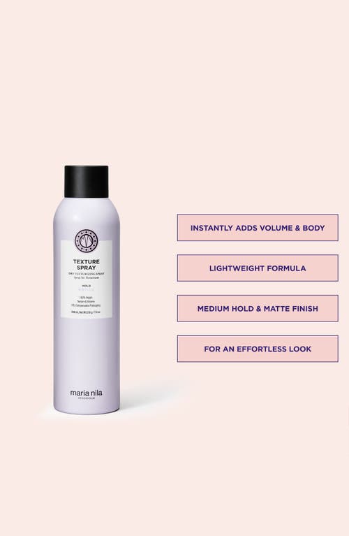 Maria Nila Texture Spray In No Color