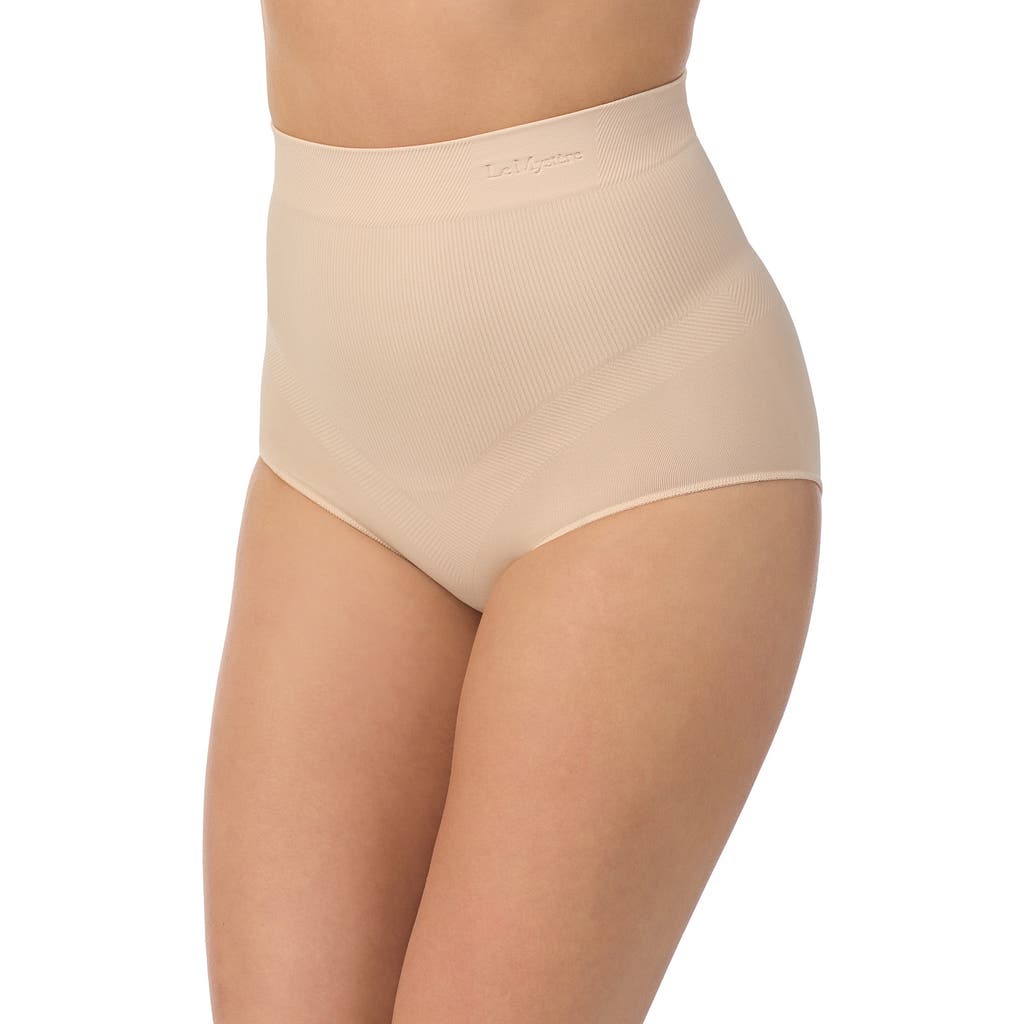 Le Mystere Le Mystère Seamless Comfort High Waist Briefs In Neutral
