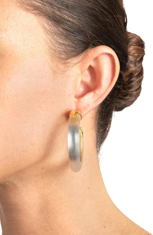 ALEXIS BITTAR ALEXIS BITTAR LUMINOUS LUCITE® DIPPED HOOP EARRINGS 