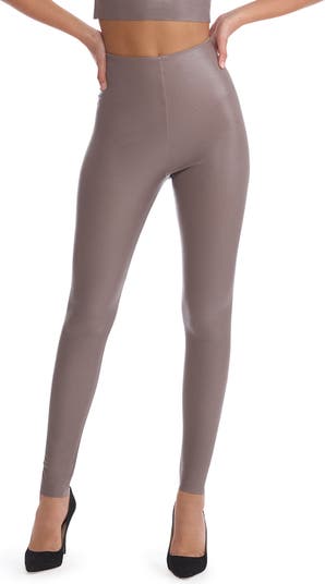 Lysse Leggings Tummy Control Ladies Tight Ankle Legging In Brown