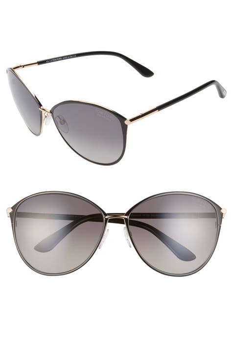 Penelope 59mm Gradient Polarized Cat Eye Sunglasses