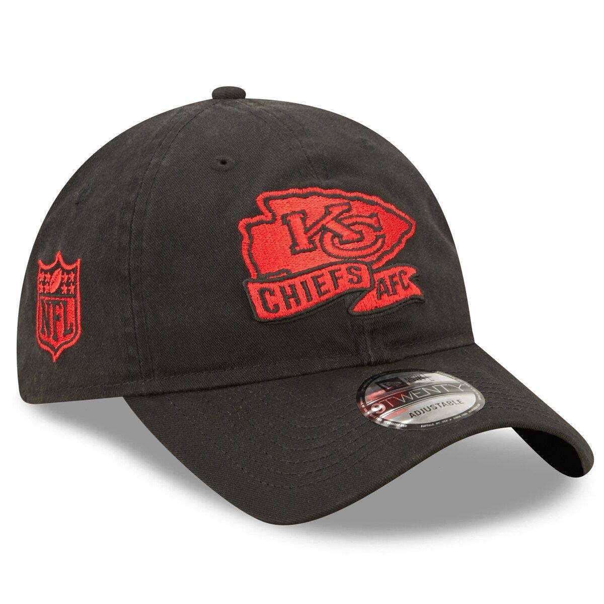 Men's New Era Red Kansas City Chiefs Trapper Knit Hat