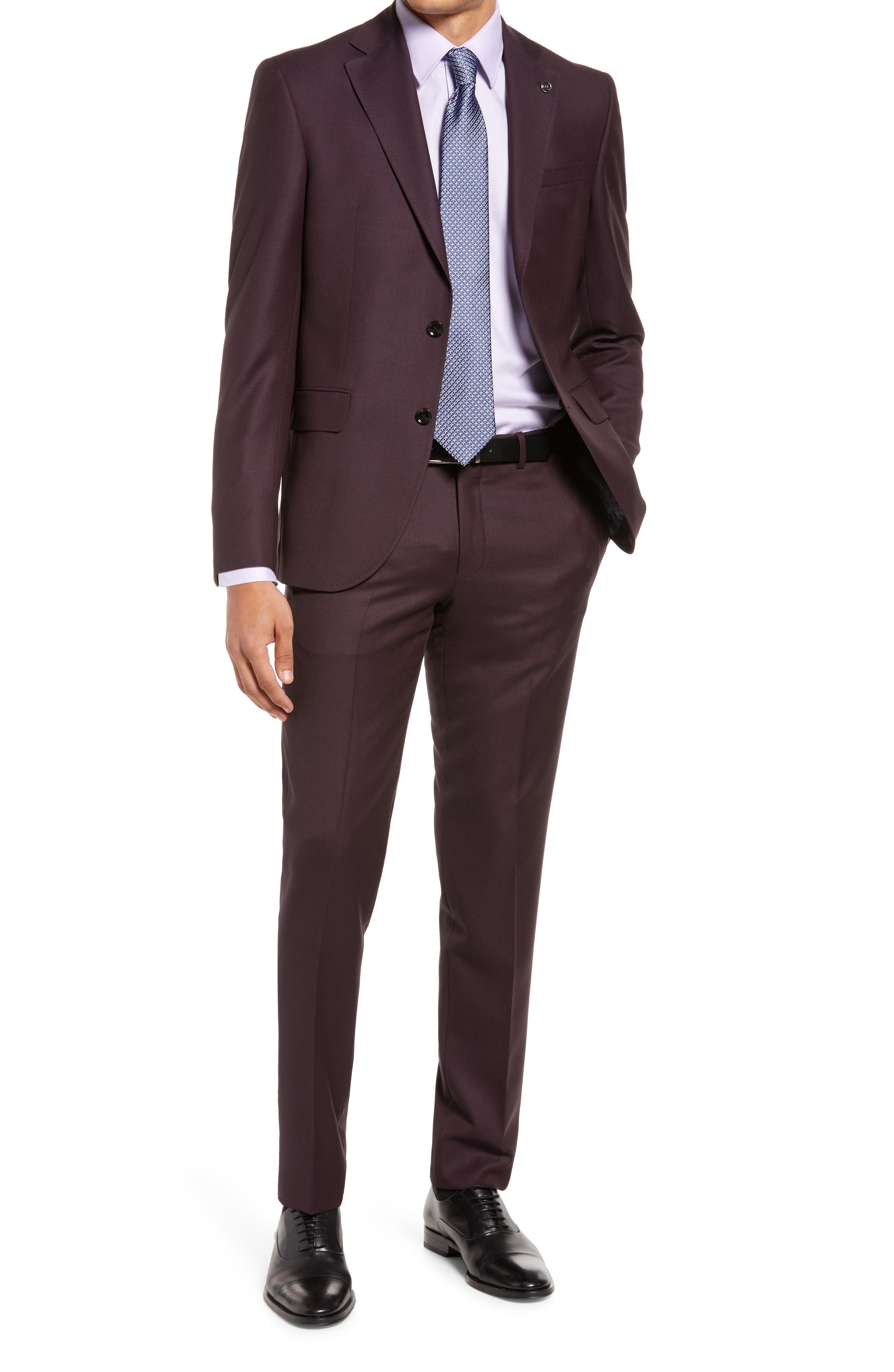 suit with cropped trousers