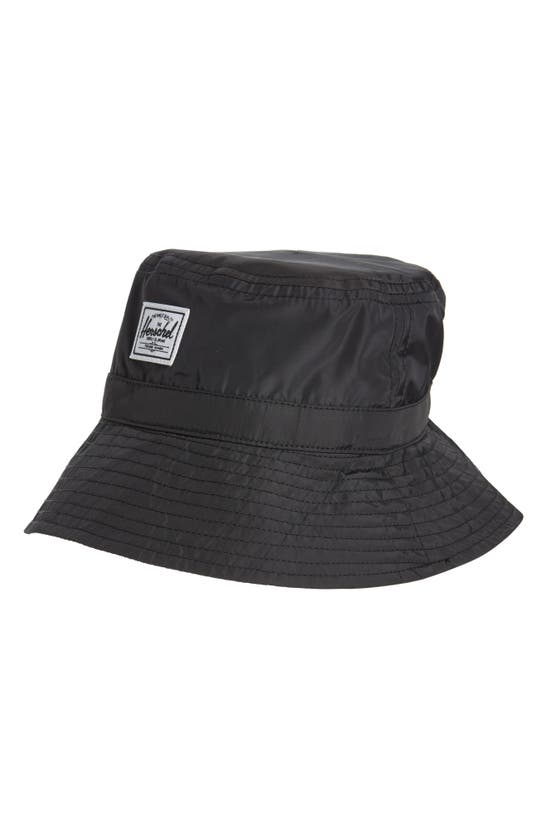 Herschel Supply Co Babies' Beach Bucket Hat In Black/ Grey