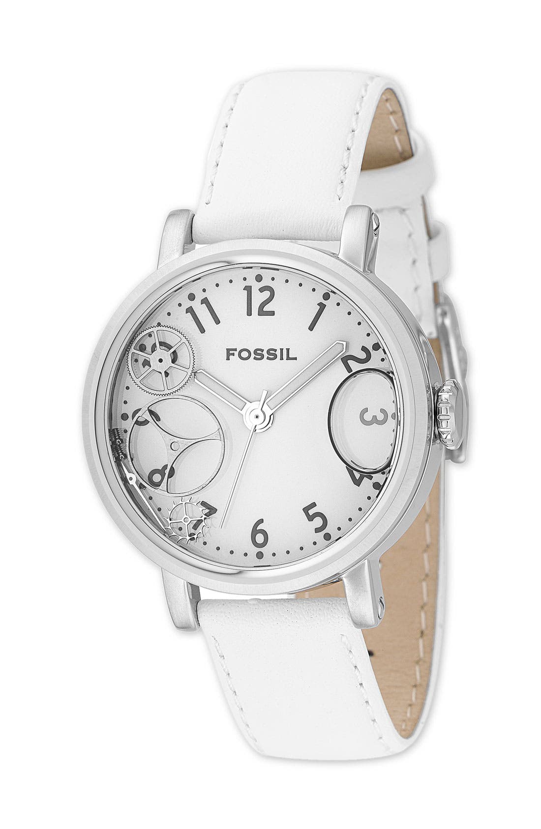 fossil exposed gear watch