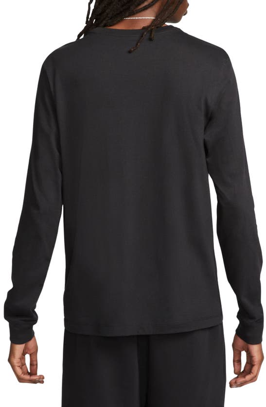 Shop Nike Sportswear Long Sleeve T-shirt In Black