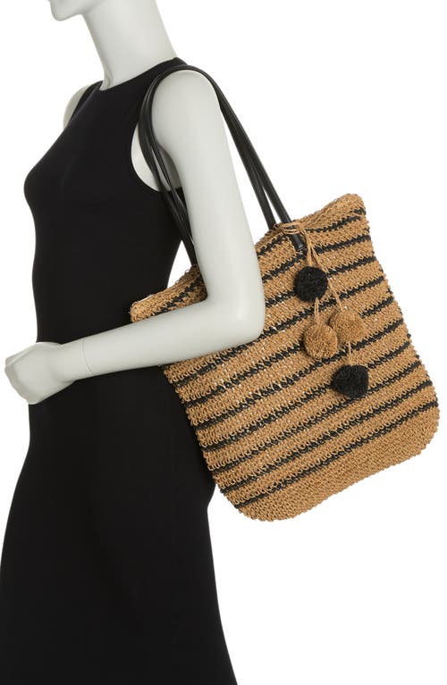 Shop Btb Los Angeles Lucy Tote In Sand/black