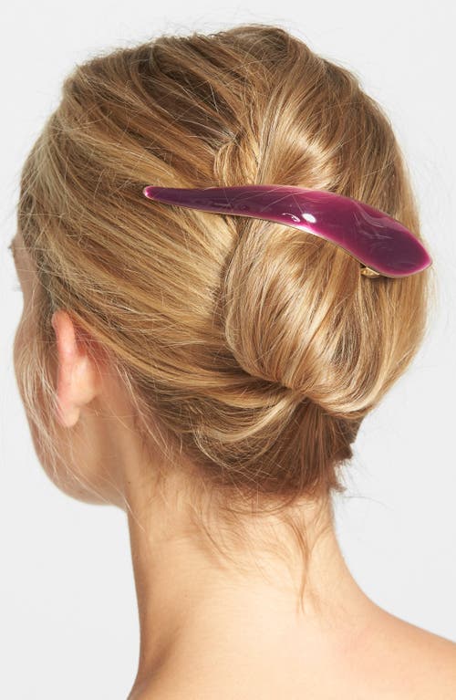 Shop Ficcare Maximas Silky Hair Clip In Silky Wine/gold