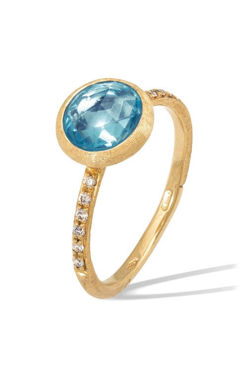 Jaipur Color Topaz & Diamond Ring in Gold/Diamond/Topaz