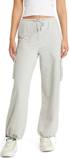 Open Edit Baggy Stretch Jersey Cargo Pants | Nordstrom
