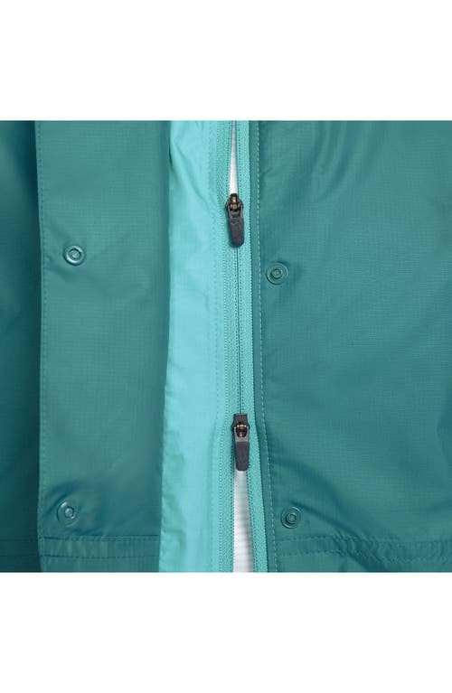 Shop Nike Tour Water Repellent Hooded Golf Jacket In Geode Teal/teal Nebula