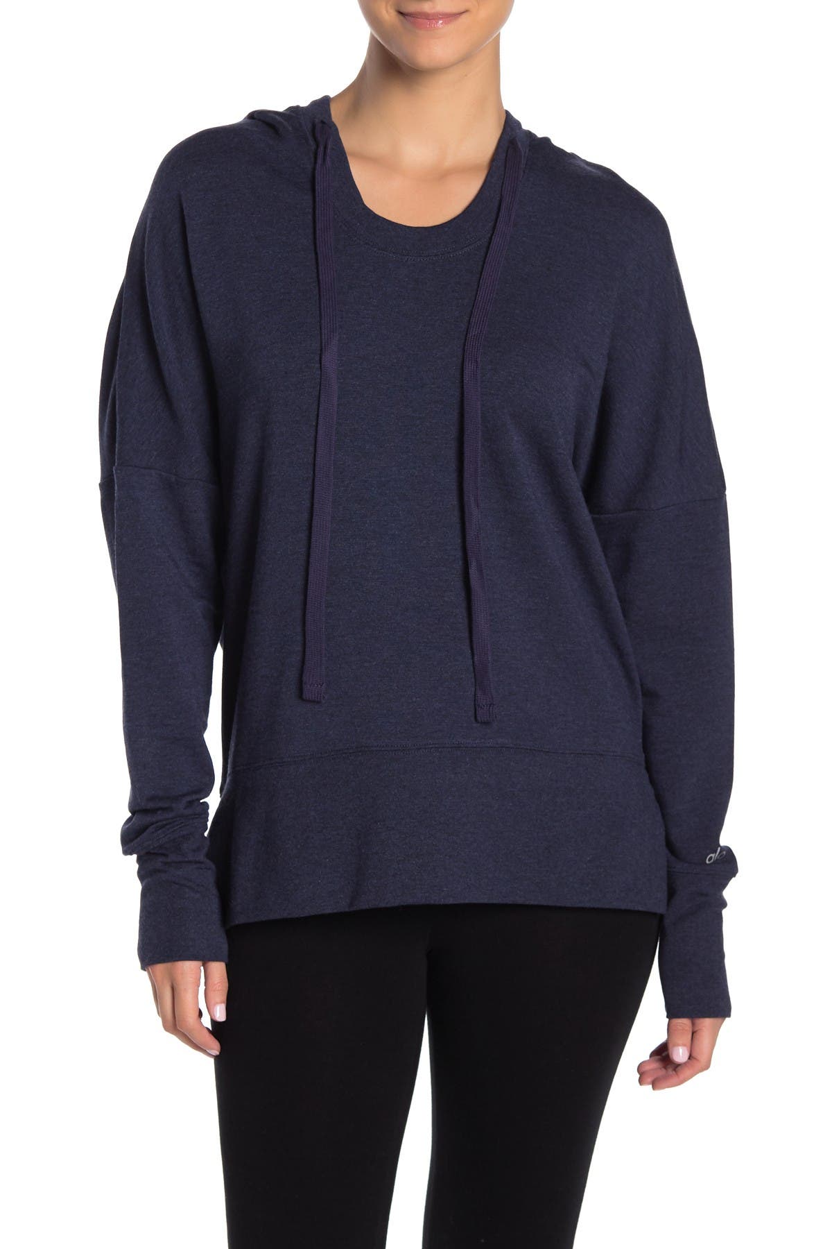 alo fluid tunic hoodie