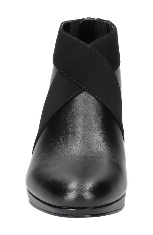 Shop Easy Street Spice Bootie In Black/lamy