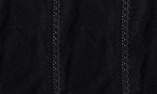On Gossamer Mesh High Cut Thongs, Set Of 5 In Black