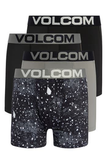 Volcom 4-pack Boxer Briefs In Gray