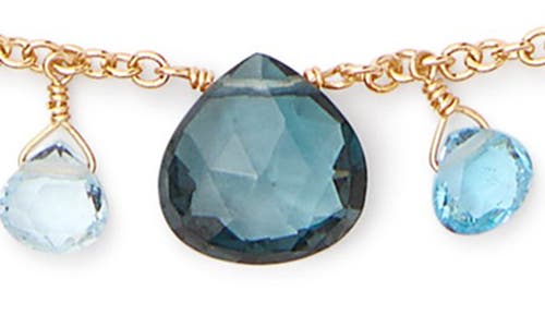 Marco Bicego Paradise Mixed Topaz Necklace In 18k Yellow Gold