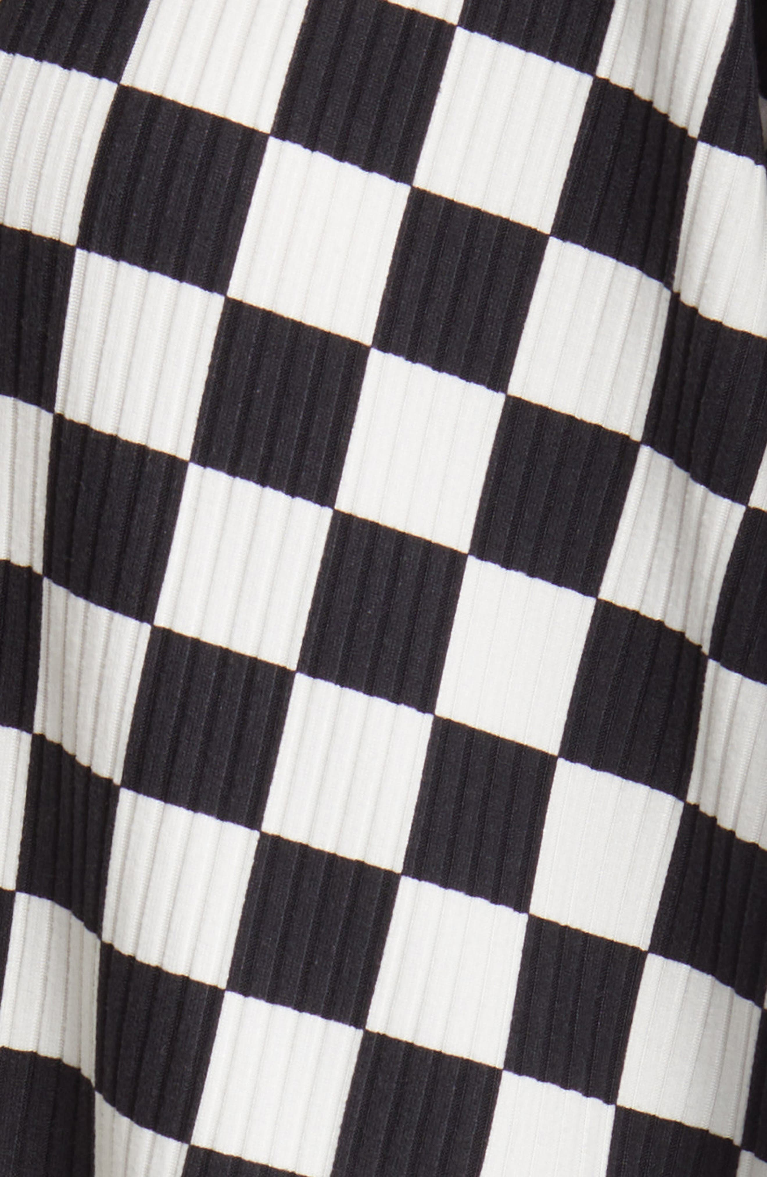 Dressed in Lala Lex Ribbed Oversize TShirt & High Waist Crop Pants Set Nordstrom