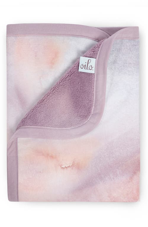 Oilo Sandstone Jersey Cuddle Blanket in Lavender at Nordstrom