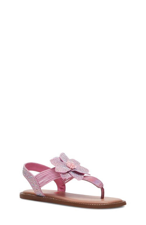 Steve Madden Kids' JMacee Ankle Strap Sandal in Pink 