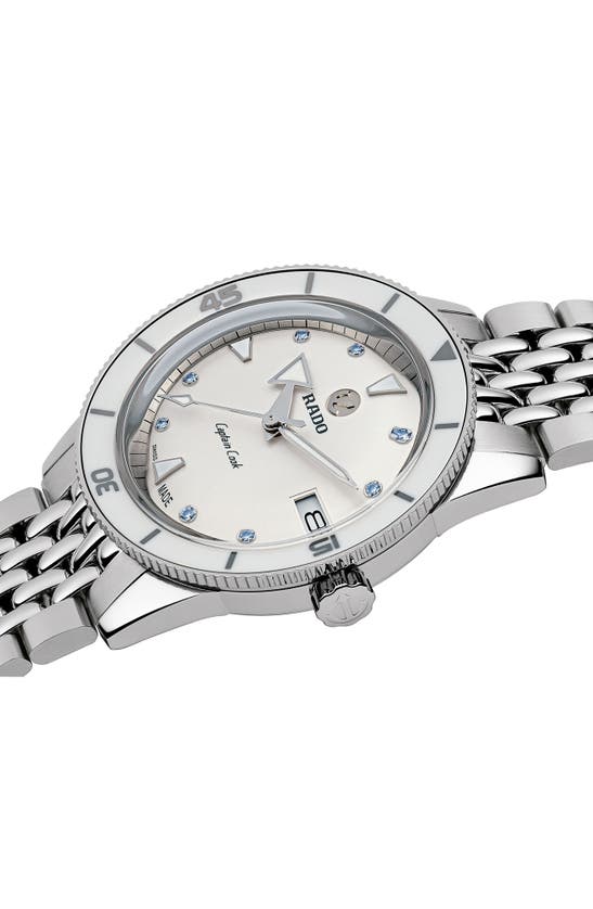 Rado Captain Cook Interchangeable Strap Watch, 37mm In Blue