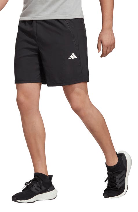 adidas Essentials Fleece 3-Stripes Shorts - Red | Men's Training | adidas US