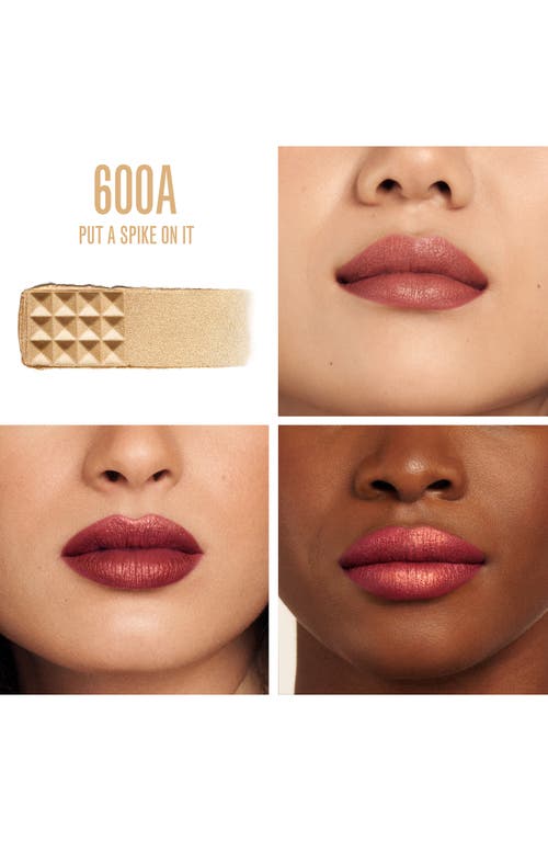 Valentino Spike Buttery Matte Refillable Lip Color In 600a Put A Spike On It