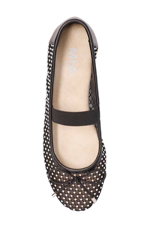 Mia Unica Mary Jane Flat In Black