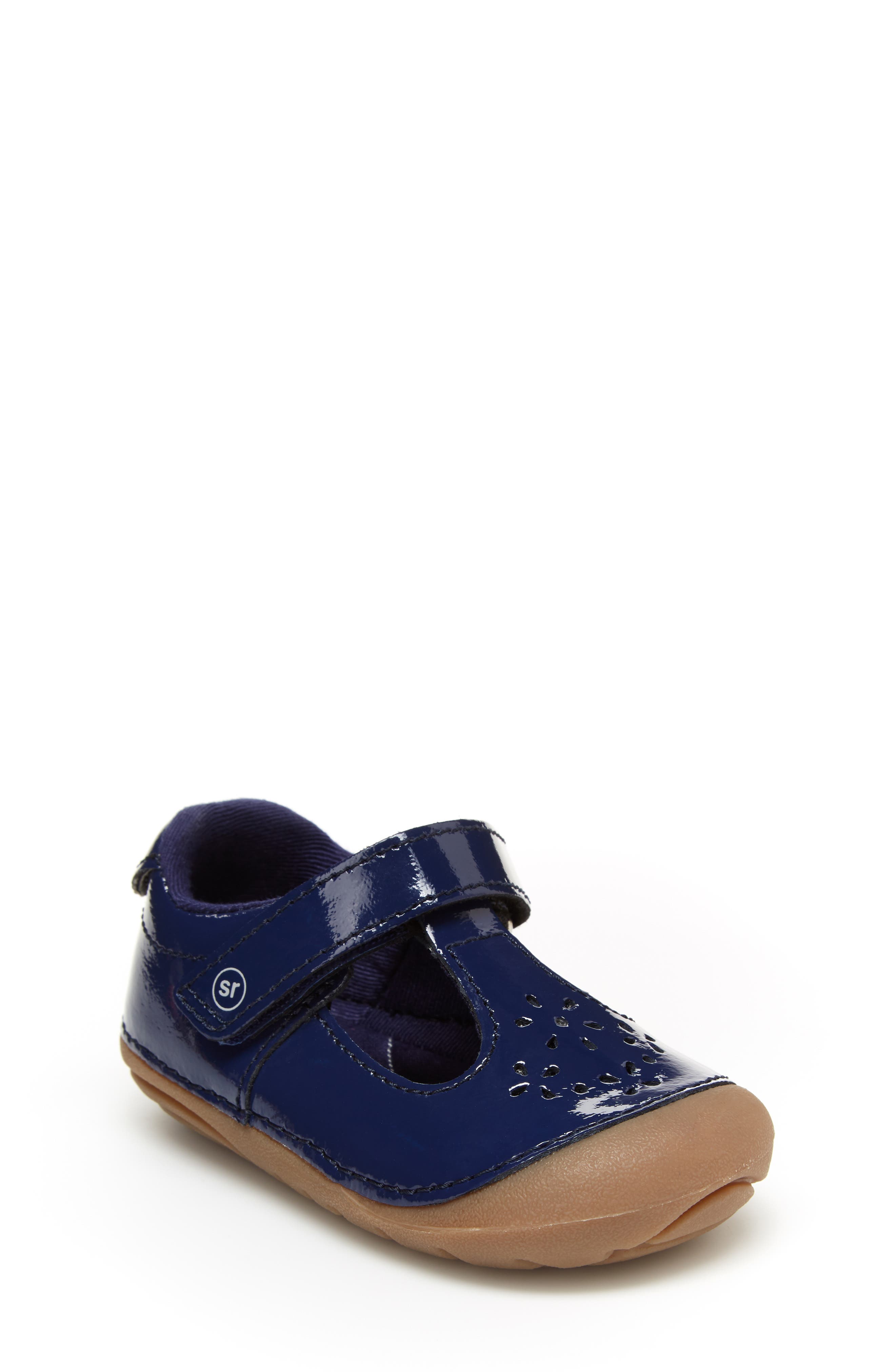 stride rite navy blue mary janes