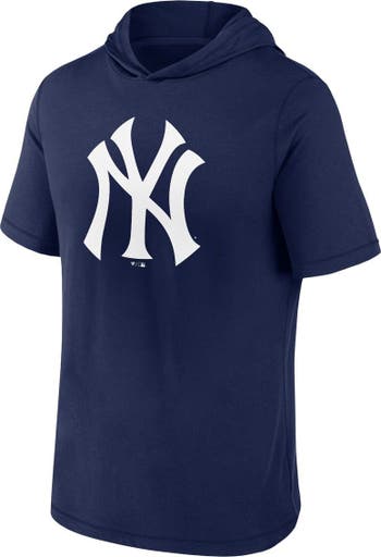 New York Yankees Youth Distressed Logo T-Shirt - Gray Size: Small