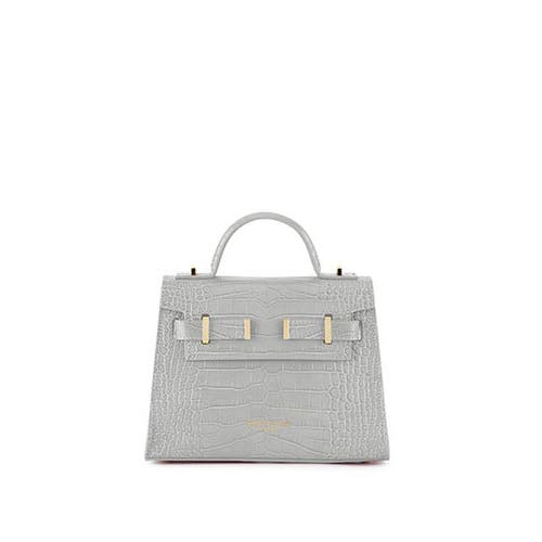 Teddy Blake Ava Croco 9" In Light Grey