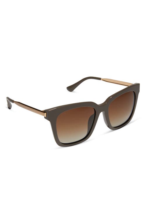 Shop Diff Bella 54mm Gradient Sunglasses In Truffle Gradient