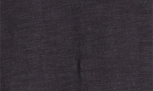 Zella Relaxed Washed Cotton Top In Black