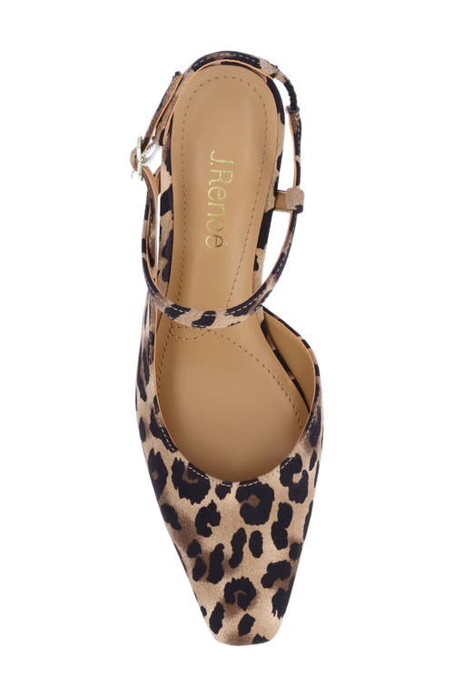 J. RENEÉ J. RENEÉ MARETTA SLINGBACK HALF D'ORSAY KITTEN HEEL PUMP