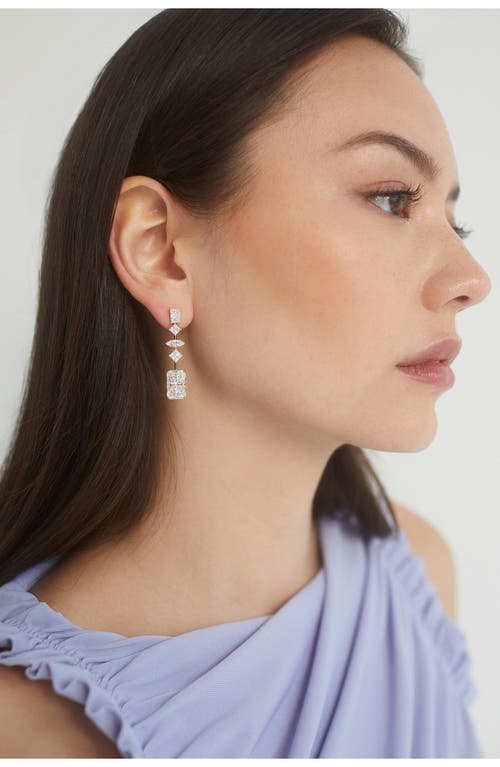 NADRI NADRI CUBIC ZIRCONIA DROP EARRINGS