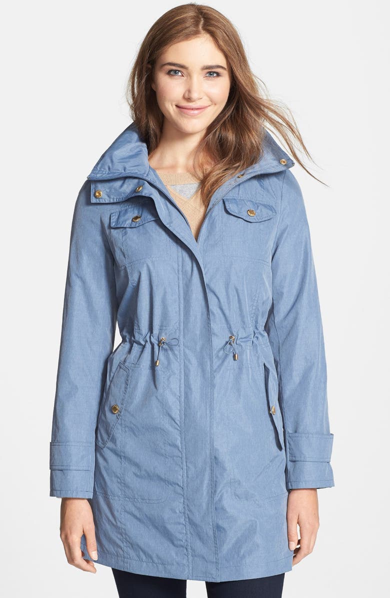 Ellen Tracy Fly Front Anorak (Online Only) | Nordstrom