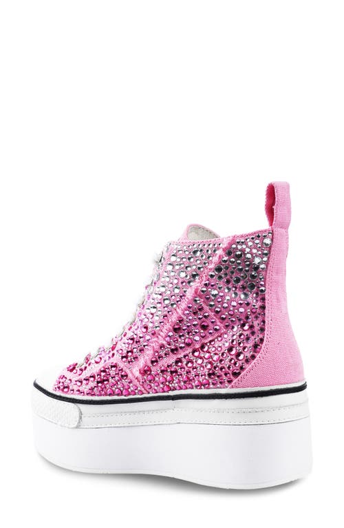 ZIGI ZIGI CARMENSA-2 EMBELLISHED PLATFORM HIGH TOP SNEAKER