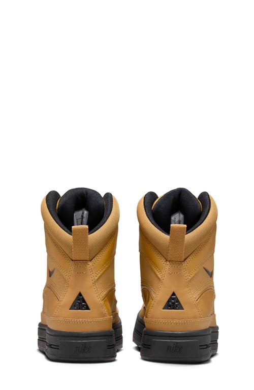Nike Kids' Woodside 2 Acg Boot In Wheat/black