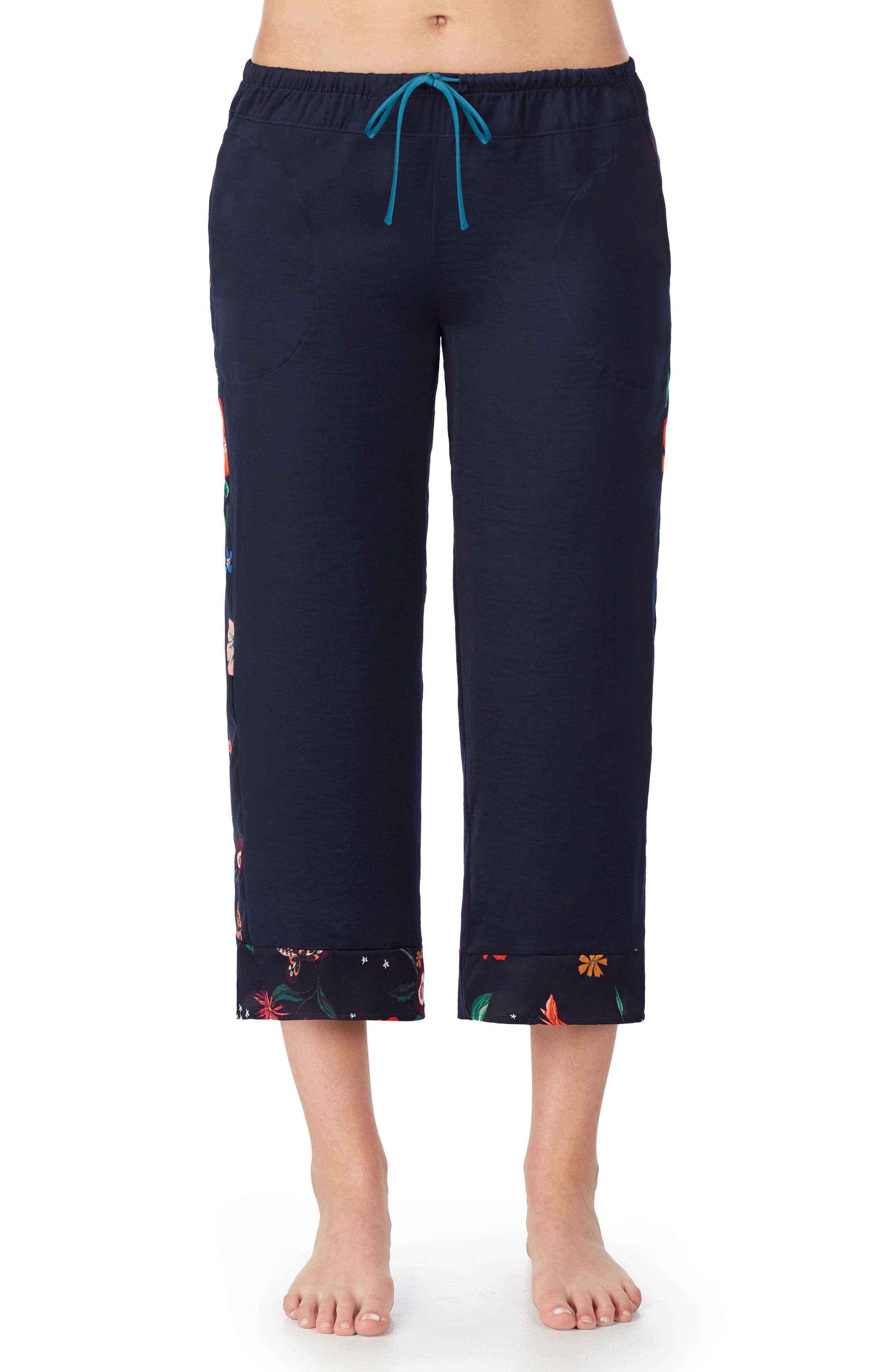 Room Service Cropped Pajamas Pants, Blue (Nordstrom Exclusive)