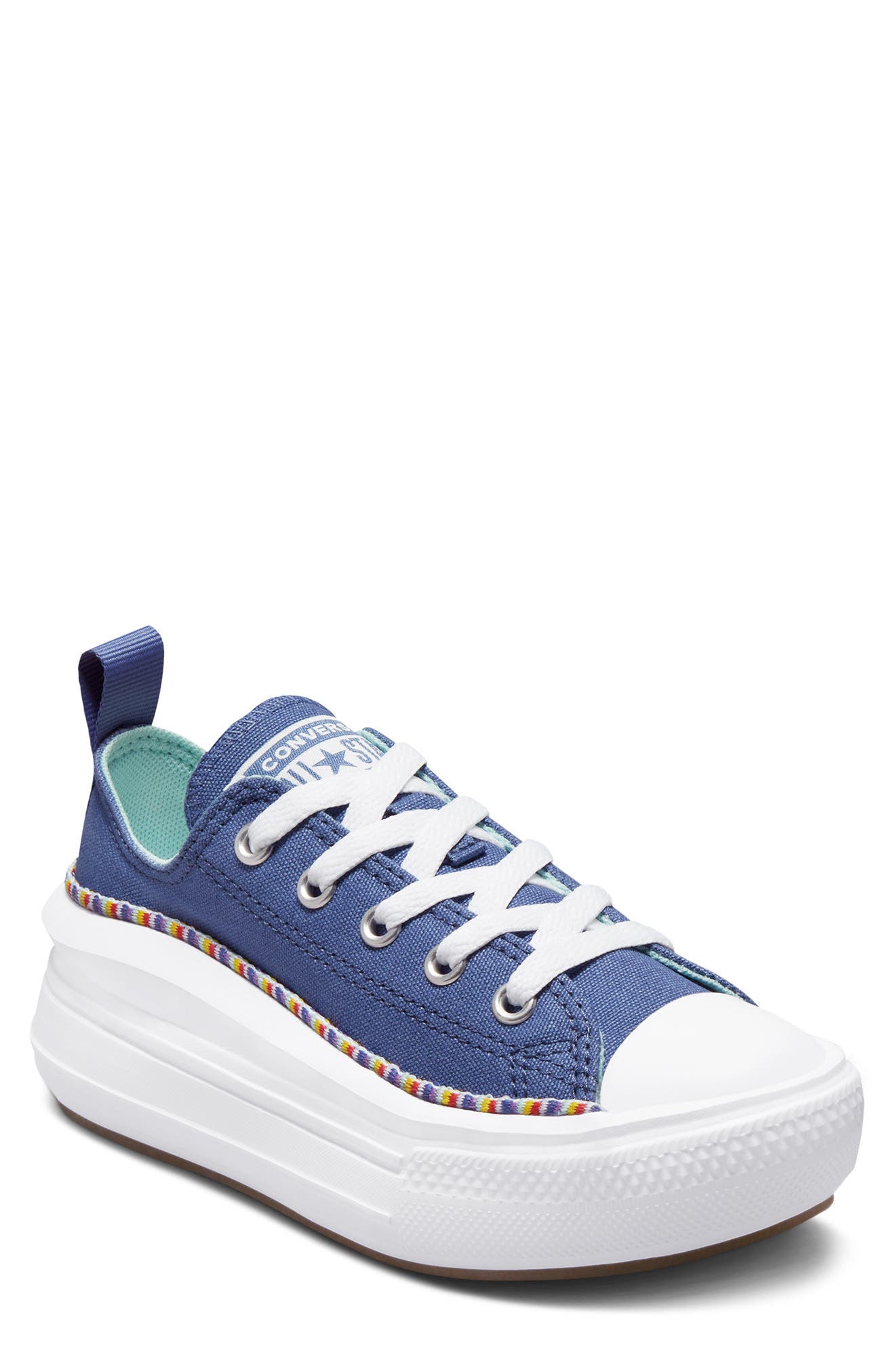 blue converse womens