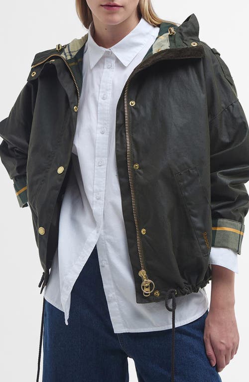 BARBOUR BARBOUR INEZ WAXED COTTON JACKET