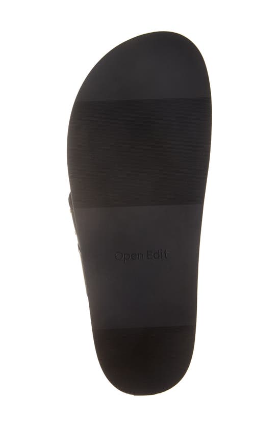Shop Open Edit Florence Toe Loop Sandal In Black