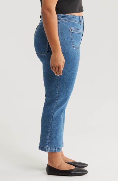 Shop Madewell Kick Out Crop Jeans In Elkton Wash