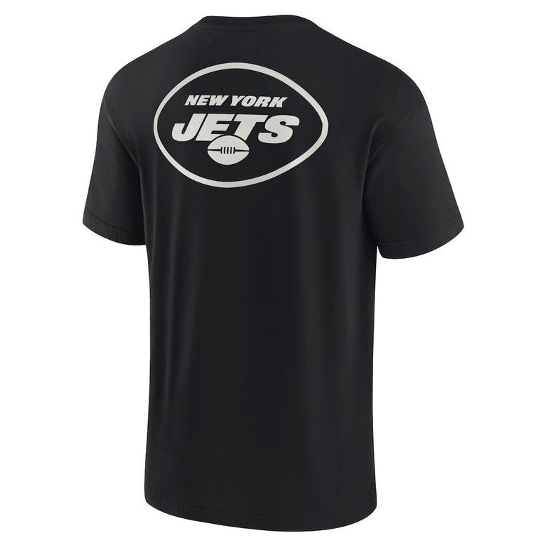 Shop Fanatics Signature Unisex  Black New York Jets Elements Super Soft Short Sleeve T-shirt