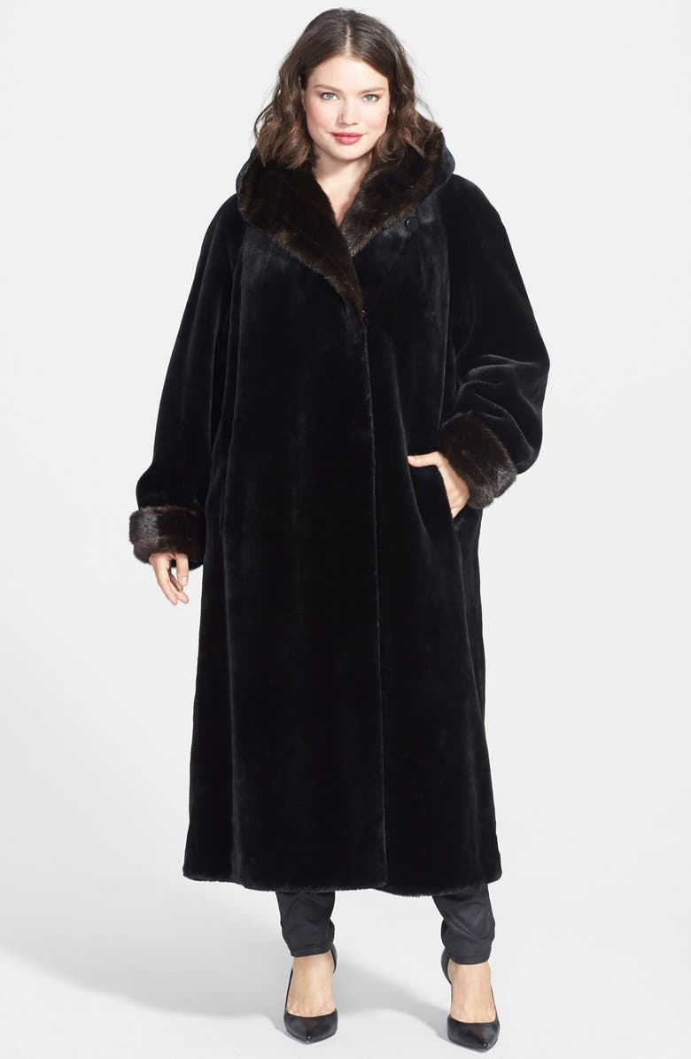 fur shawl plus size