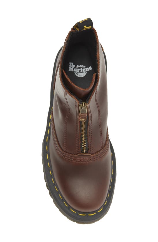 Shop Dr. Martens' Dr. Martens Jetta Zip Platform Boot In Dark Brown