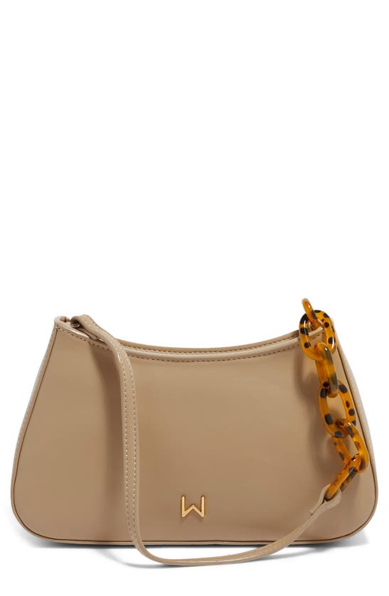 House Of Want Newbie Vegan Leather Shoulder Bag In Chalet