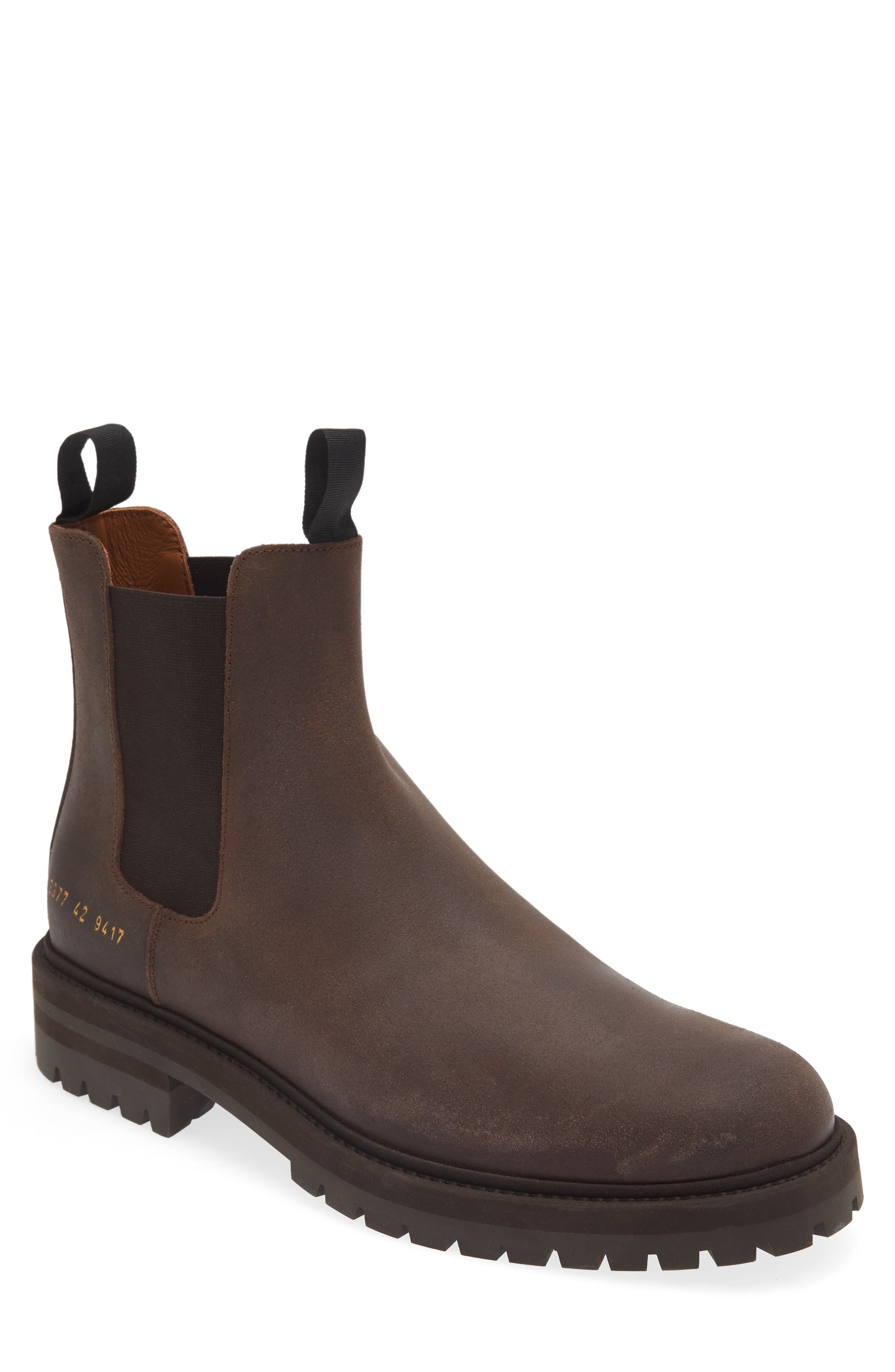 Common Projects suede Chelsea boots - Brown