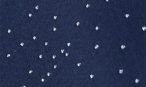 Trafalgar Dot Pattern Silk Blend Tie In Blue