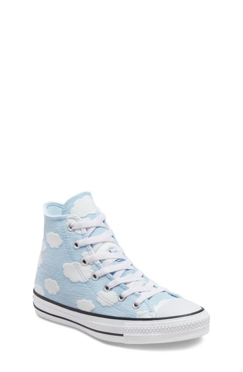 Converse Kids' Chuck Taylor All Star 1V Hi High Top Sneaker in Armory Blue/White/Black at Nordstrom, Size 12 M