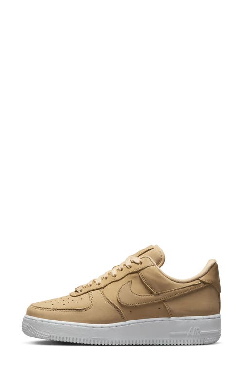 Nike Air Force 1 '07 Prm Sneaker In Vachetta Tan/white